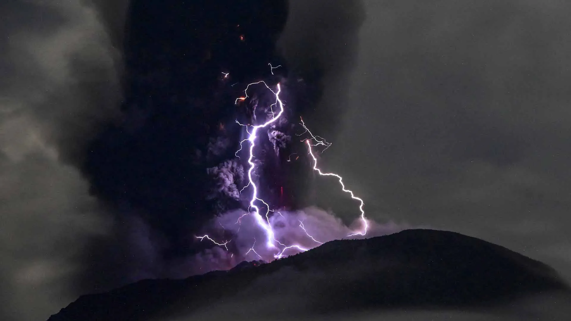 Indonesia's Mount Ibu erupts, spews hot lava