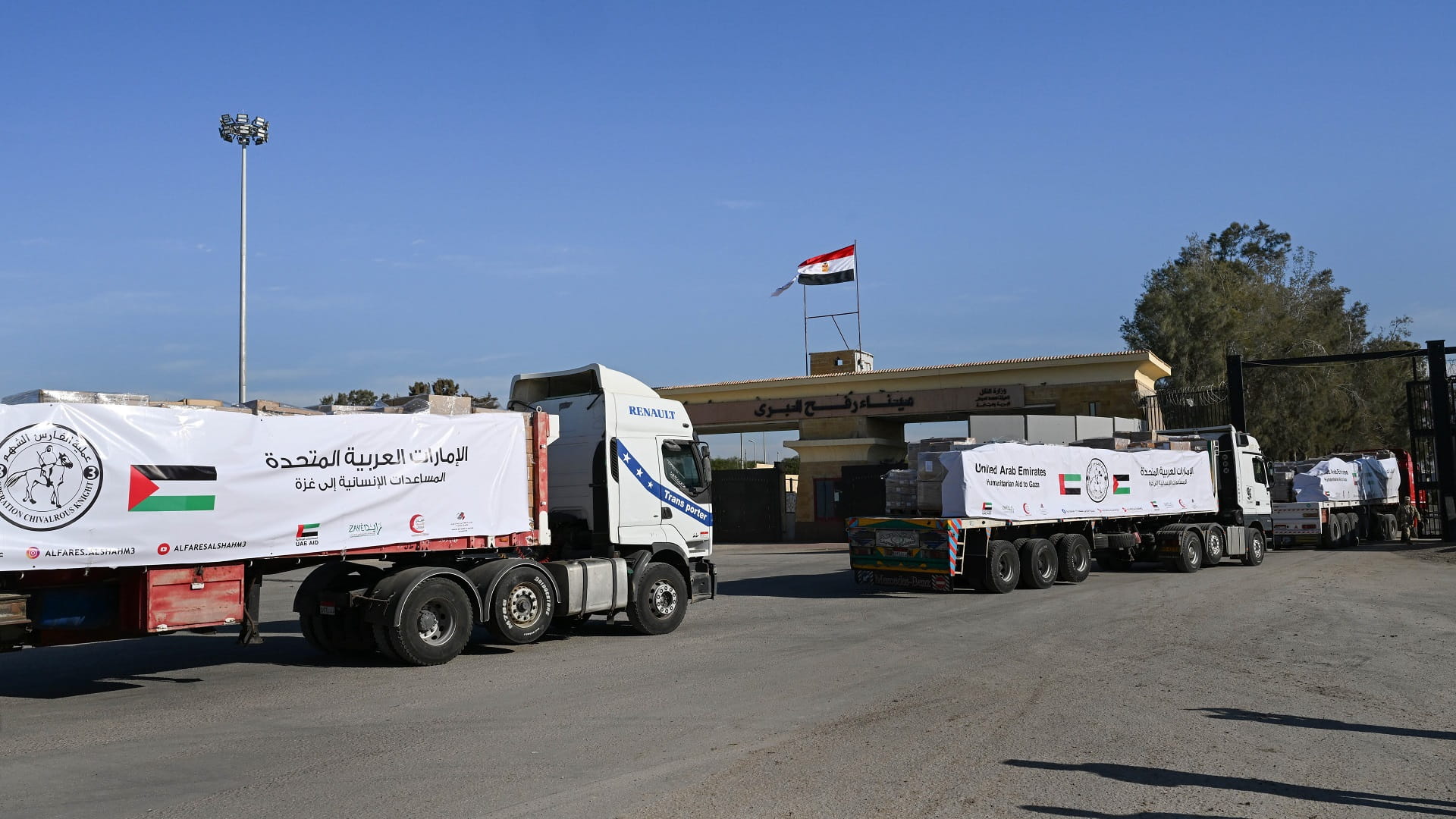 Three Emirati convoys reach Gaza with aid 