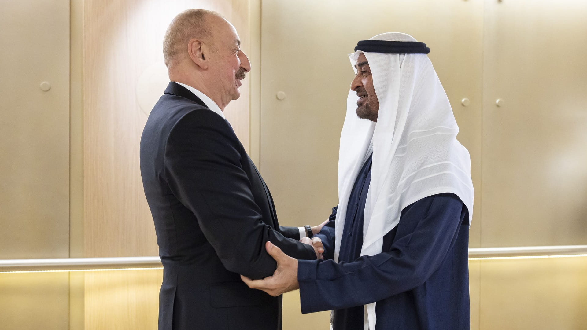 UAE and Azerbaijani Presidents discuss bilateral relations 