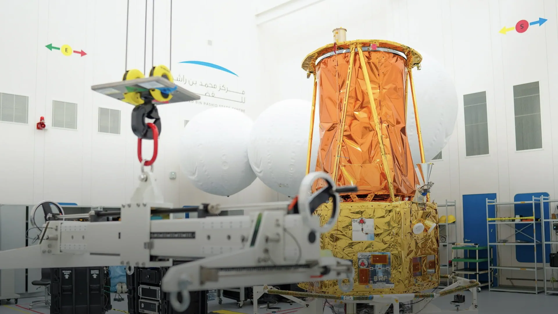 MBZ-SAT, all set for launch later tonight 