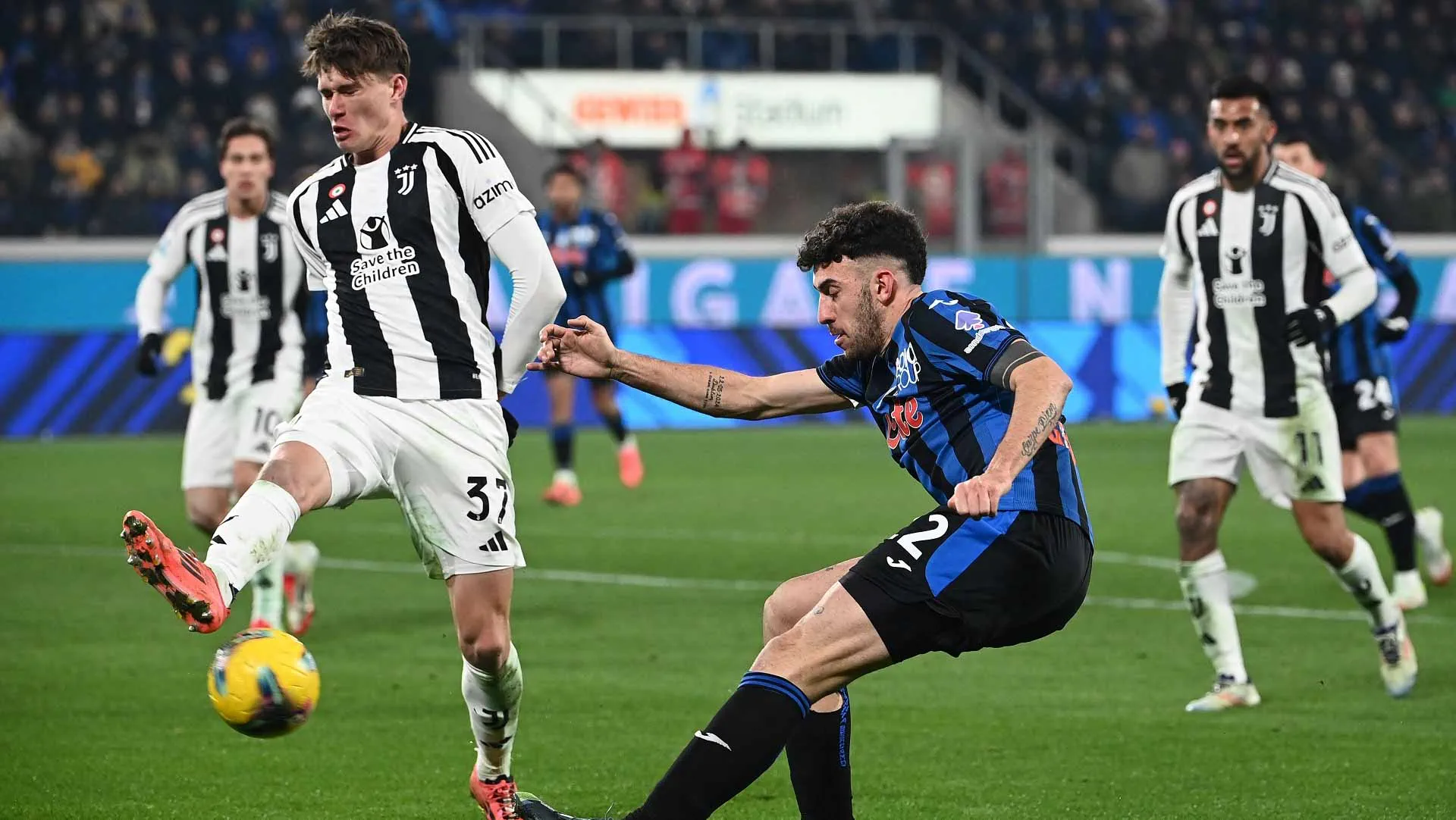 Juventus draws with Atalanta in the Italian Football League 