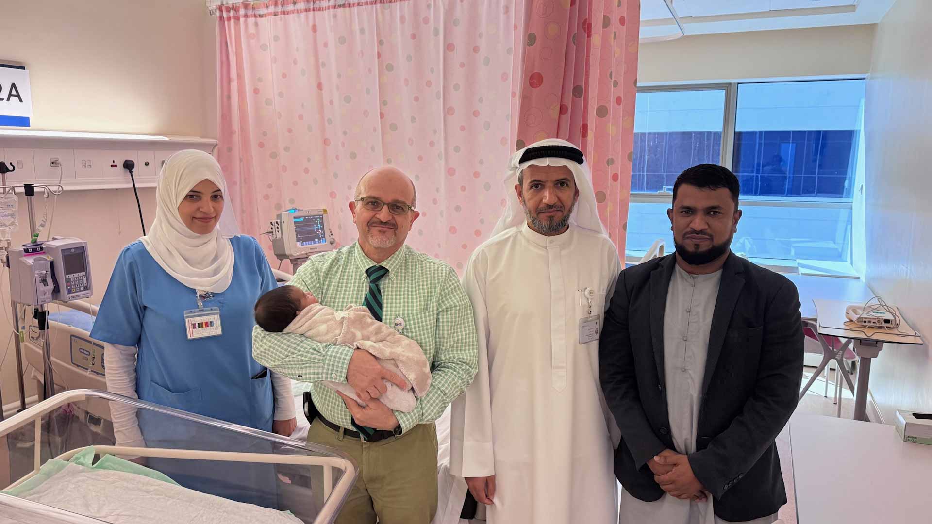 Al Qassimi Hospital restores infant breathing 