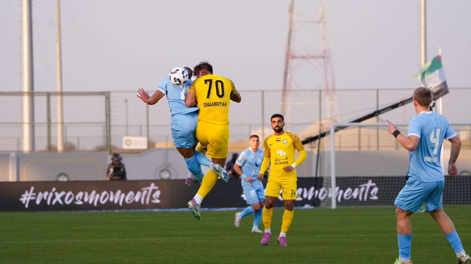 بني ياس يفوز على كلباء في دوري أدنوك للمحترفين 