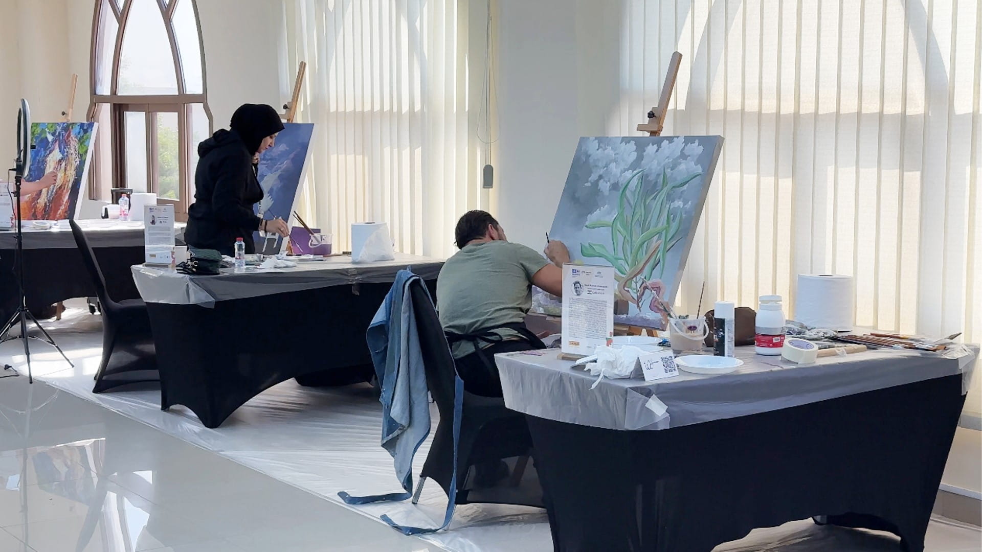 Mohammed Hussein: 22 int’l artists at UOS's UNESCO Art Forum  