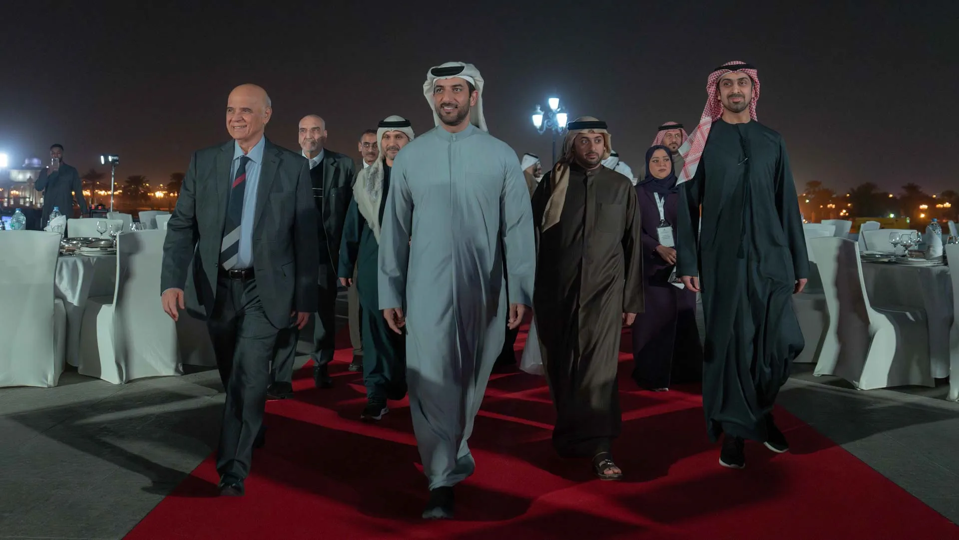 Sheikh Sultan bin Ahmed attends the event