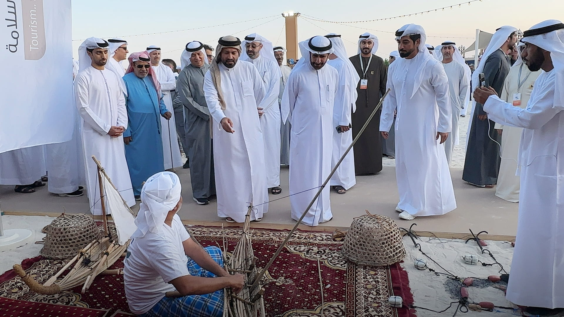 Haitham bin Saqr attends opening of “Kalba Rowing Championship” 