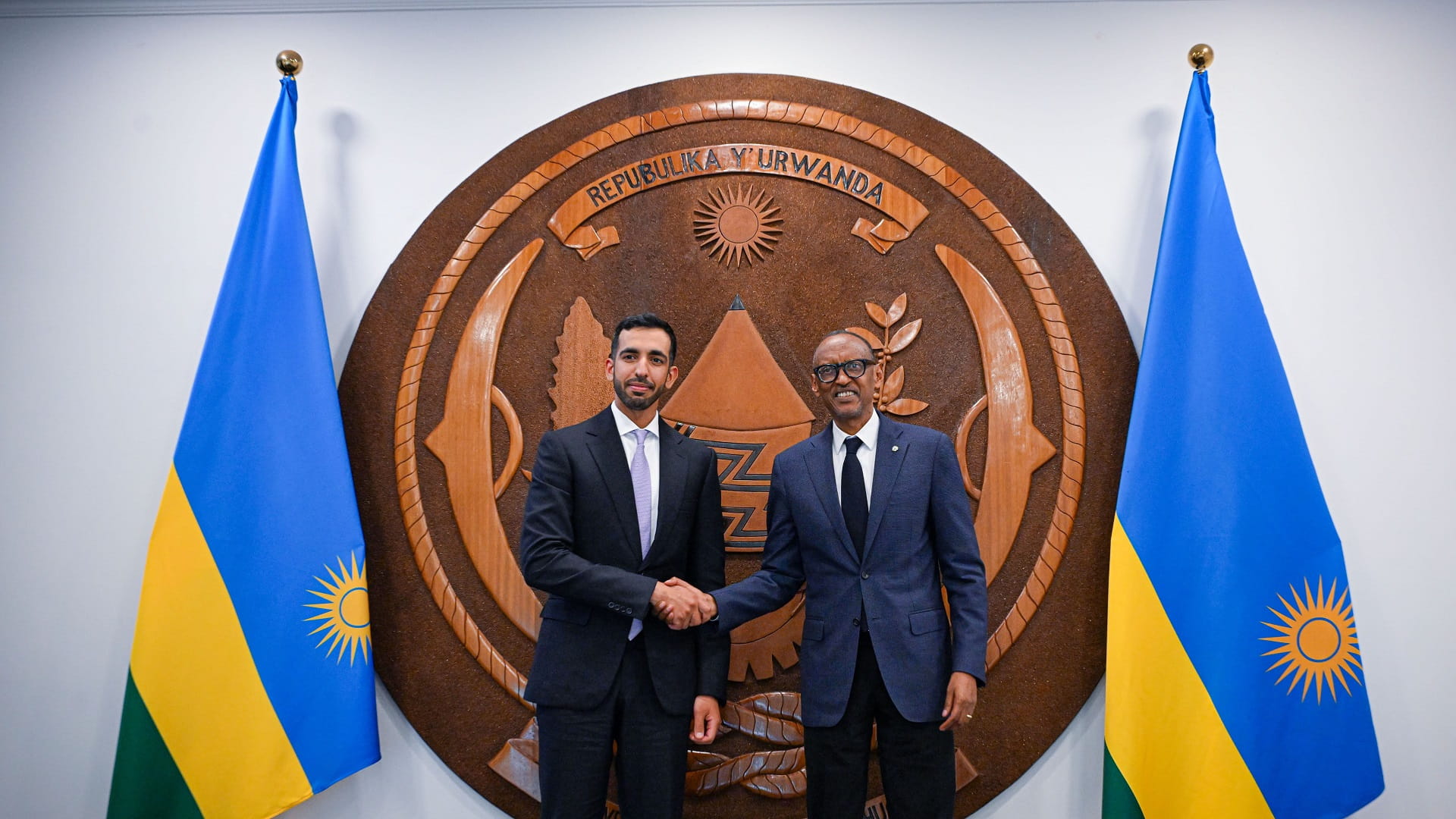 Shakhboot bin Nahyan meets Rwandan President  