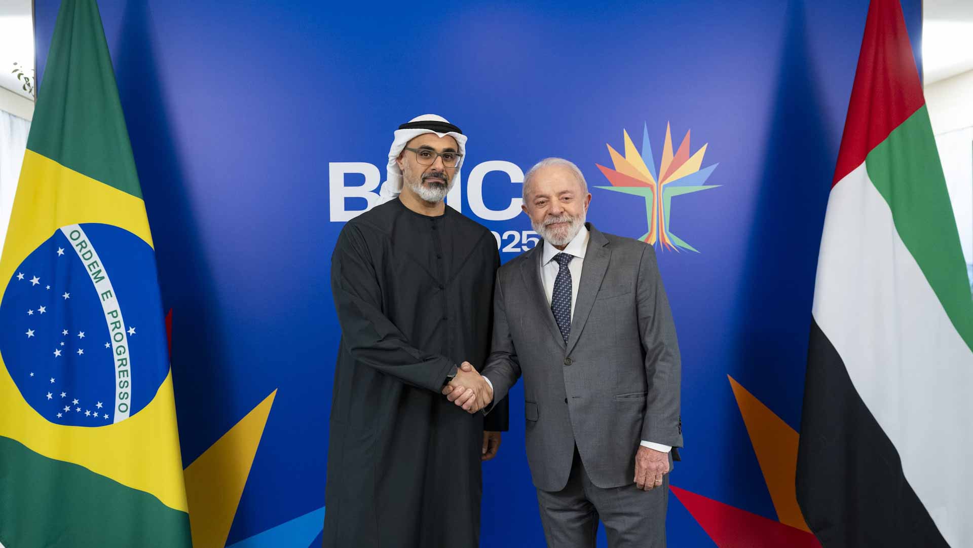 ولي عهد أبوظبي والرئيس البرازيلي يبحثان تعزيز العلاقات الثنائية