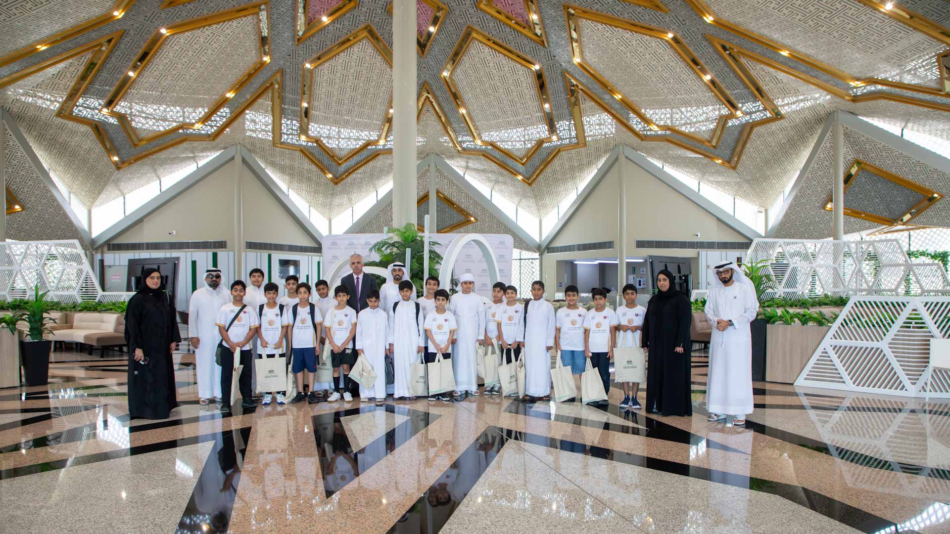 "Our Vacation is Different" participants in Al Hamriyah visit UOS