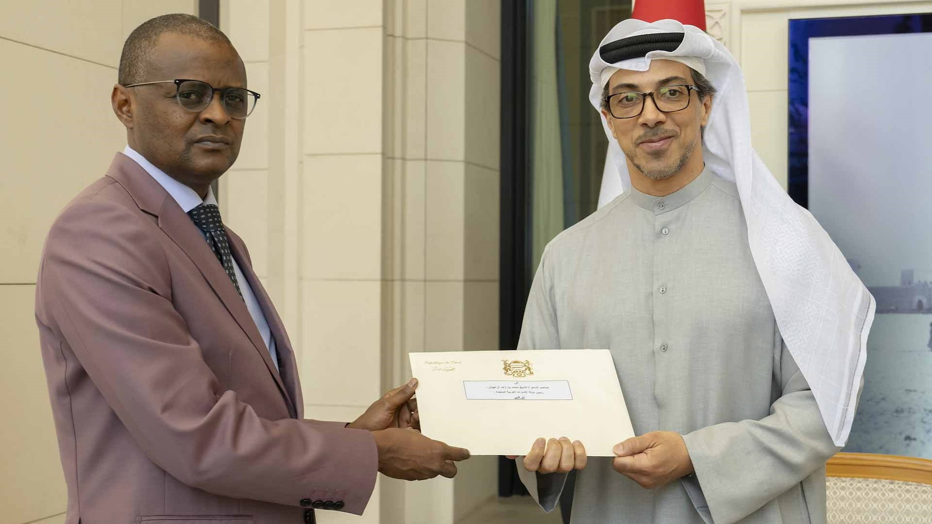 UAE President receives written message from President of Chad