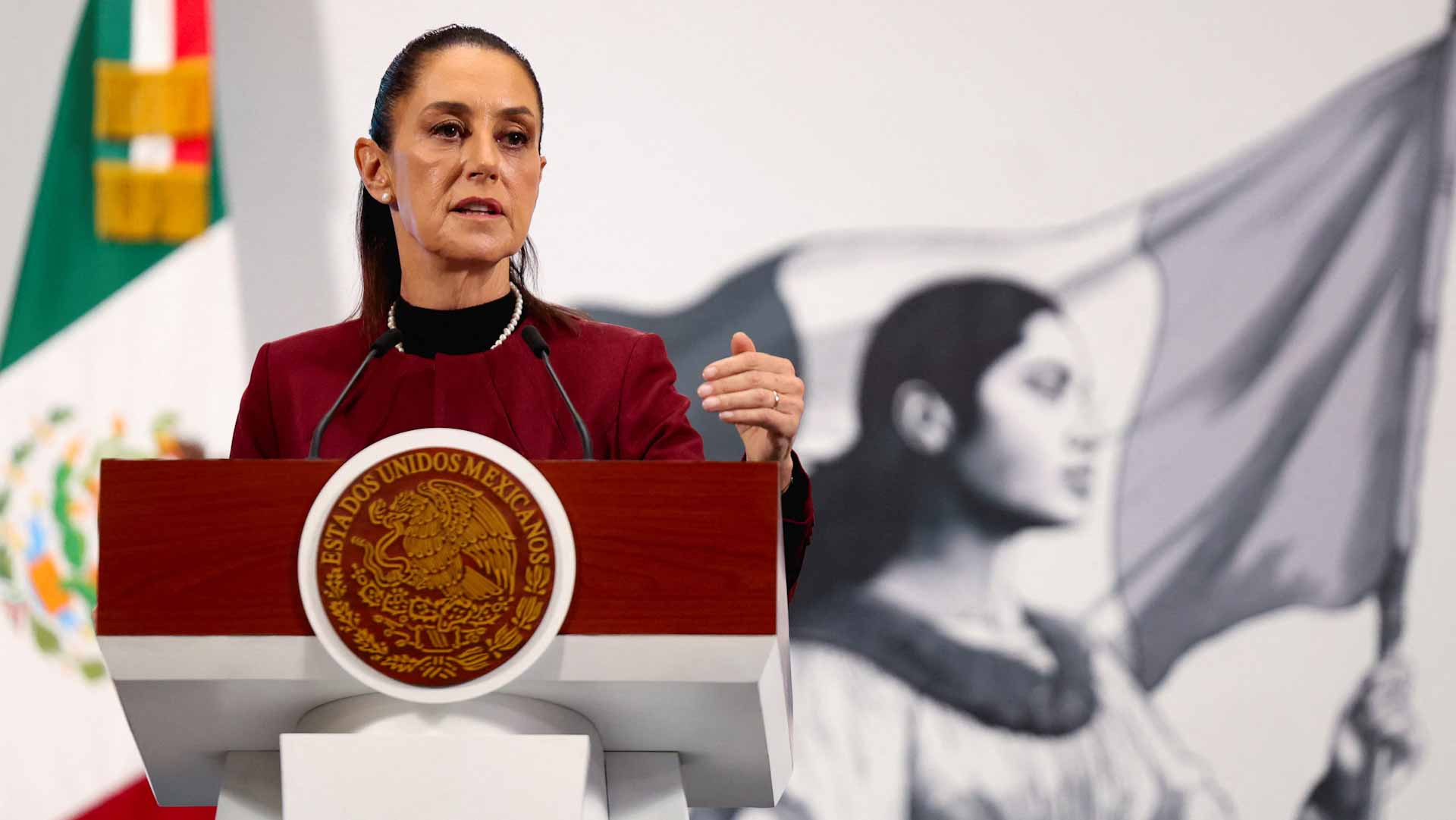 شينبوم: سيادة المكسيك ليست للتفاوض والضرائب سيتم معالجتها مع أميركا 