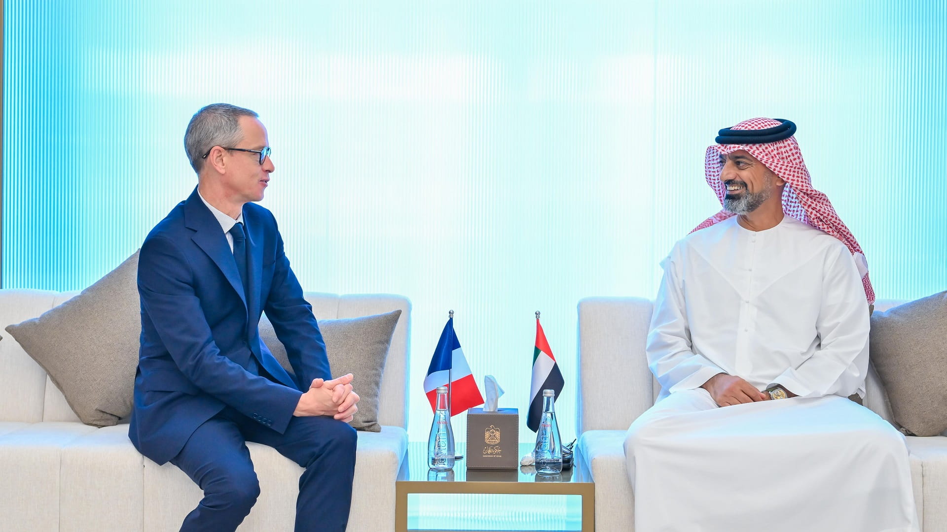 Ammar bin Humaid receives France's Consul General