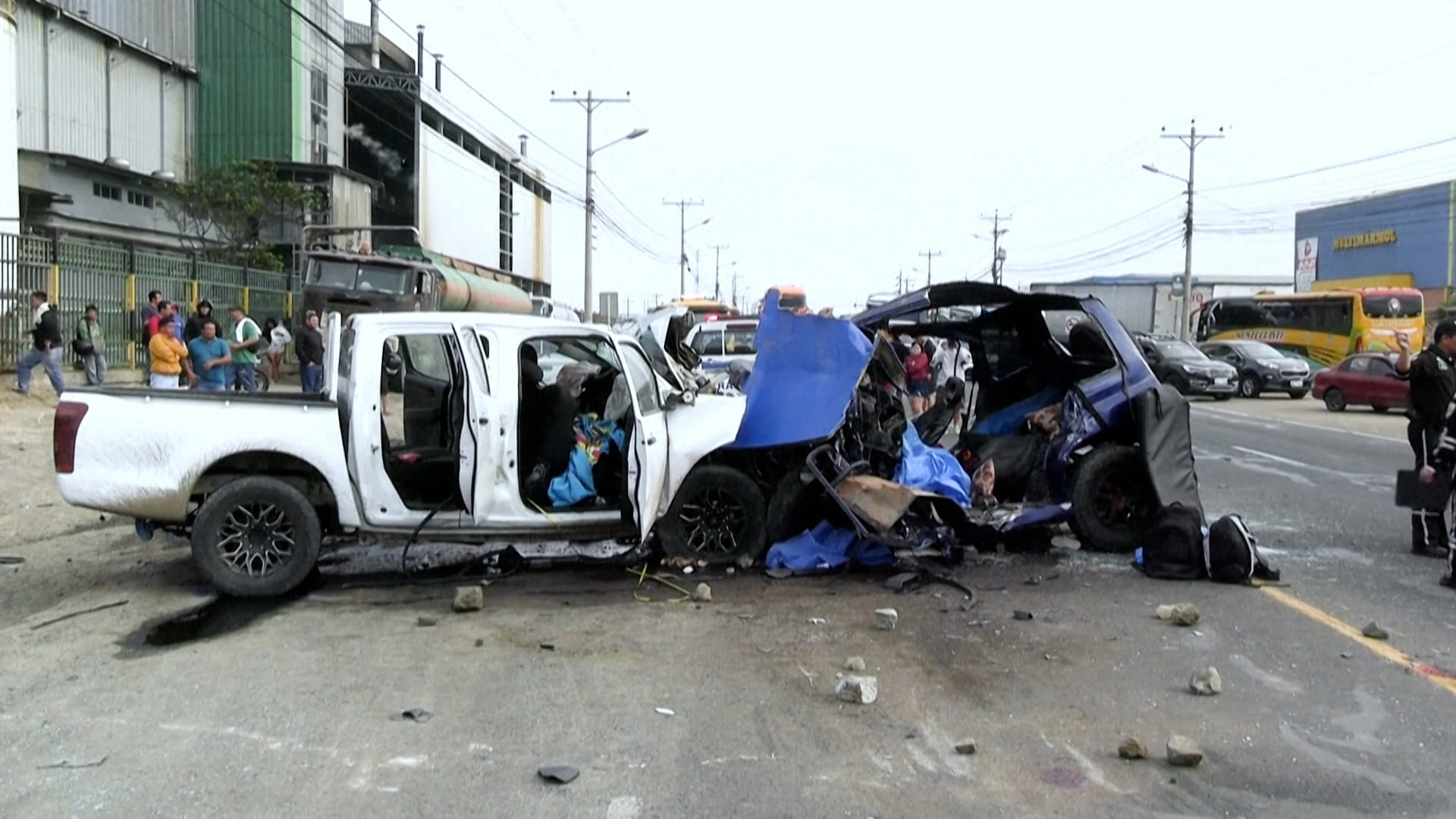 Ecuador road accident leaves at least 9 dead