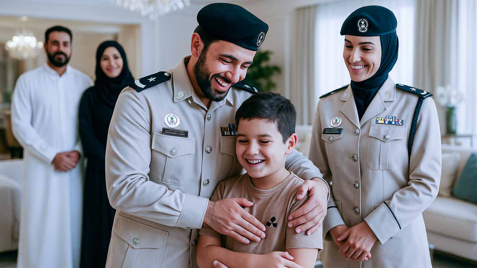 شرطة الشارقة تُعيد الطمأنينة لطفل تعرض لموقف مروري مفاجئ