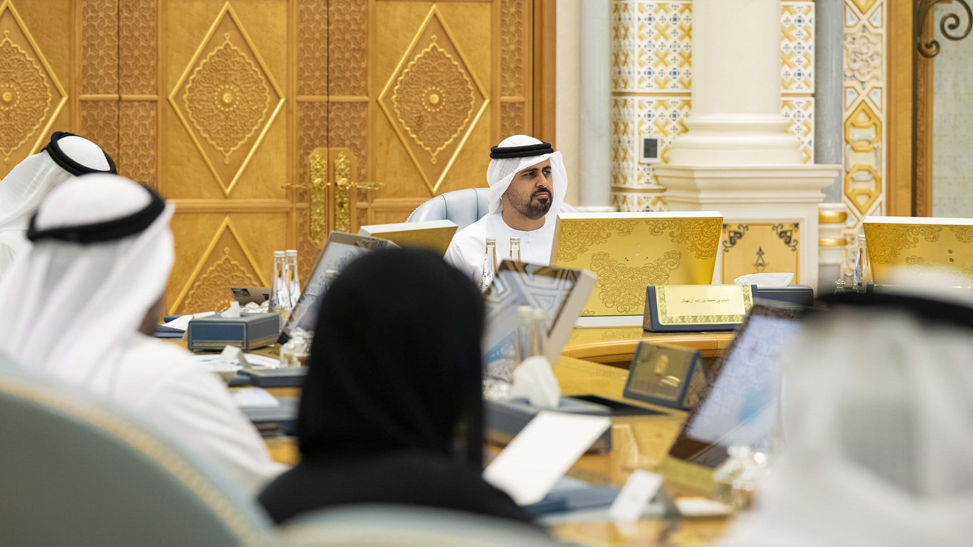 ذياب بن محمد يترأس الاجتماع الثاني لمجلس الشؤون الإنسانية الدولية