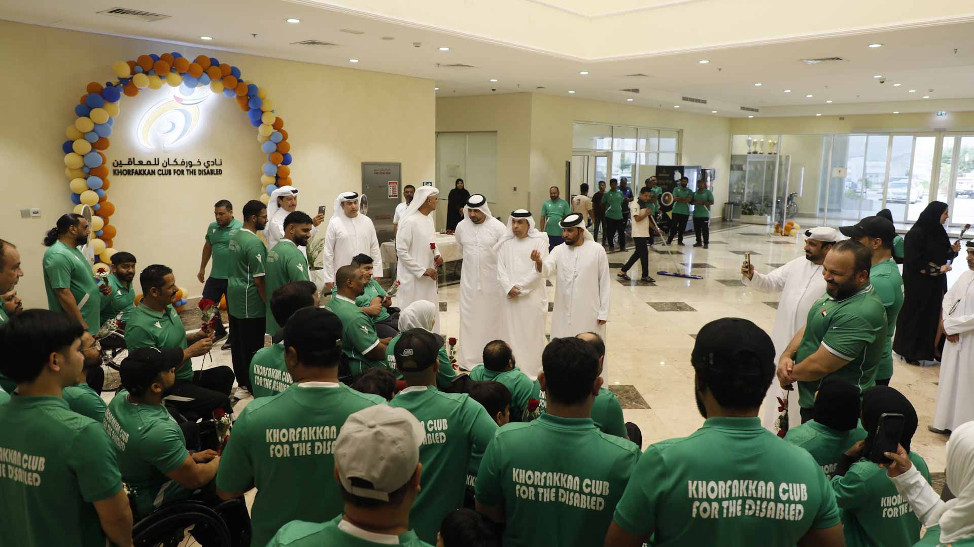 Khorfakkan Club for the Disabled honor its champions