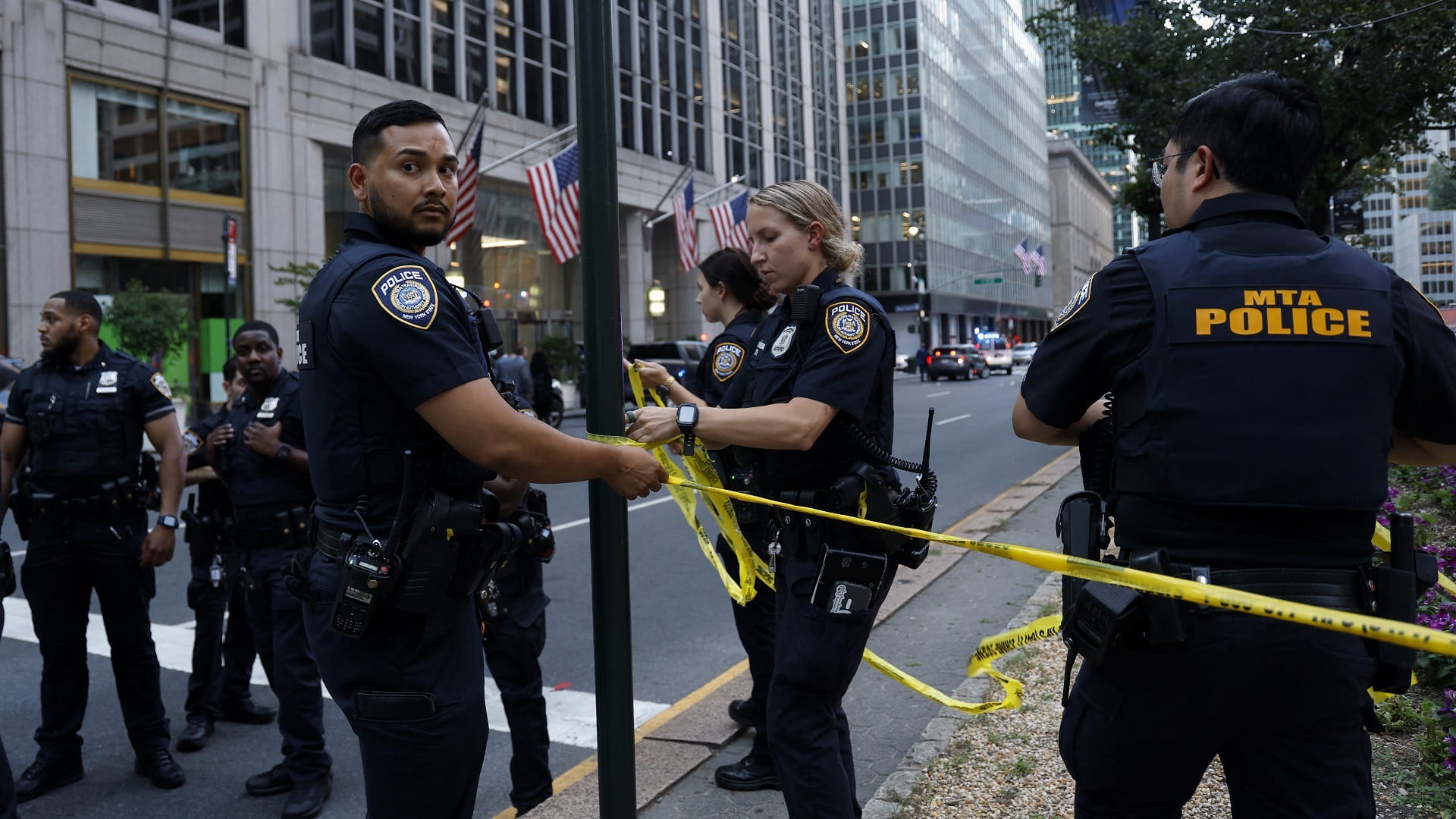 Five dead including gunman in New York office shooting