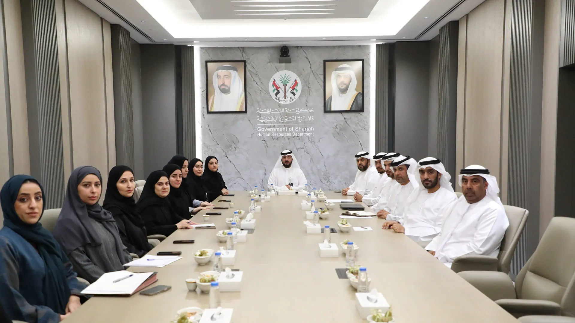 Abdullah Al Zaabi honours SDHR's outstanding employees