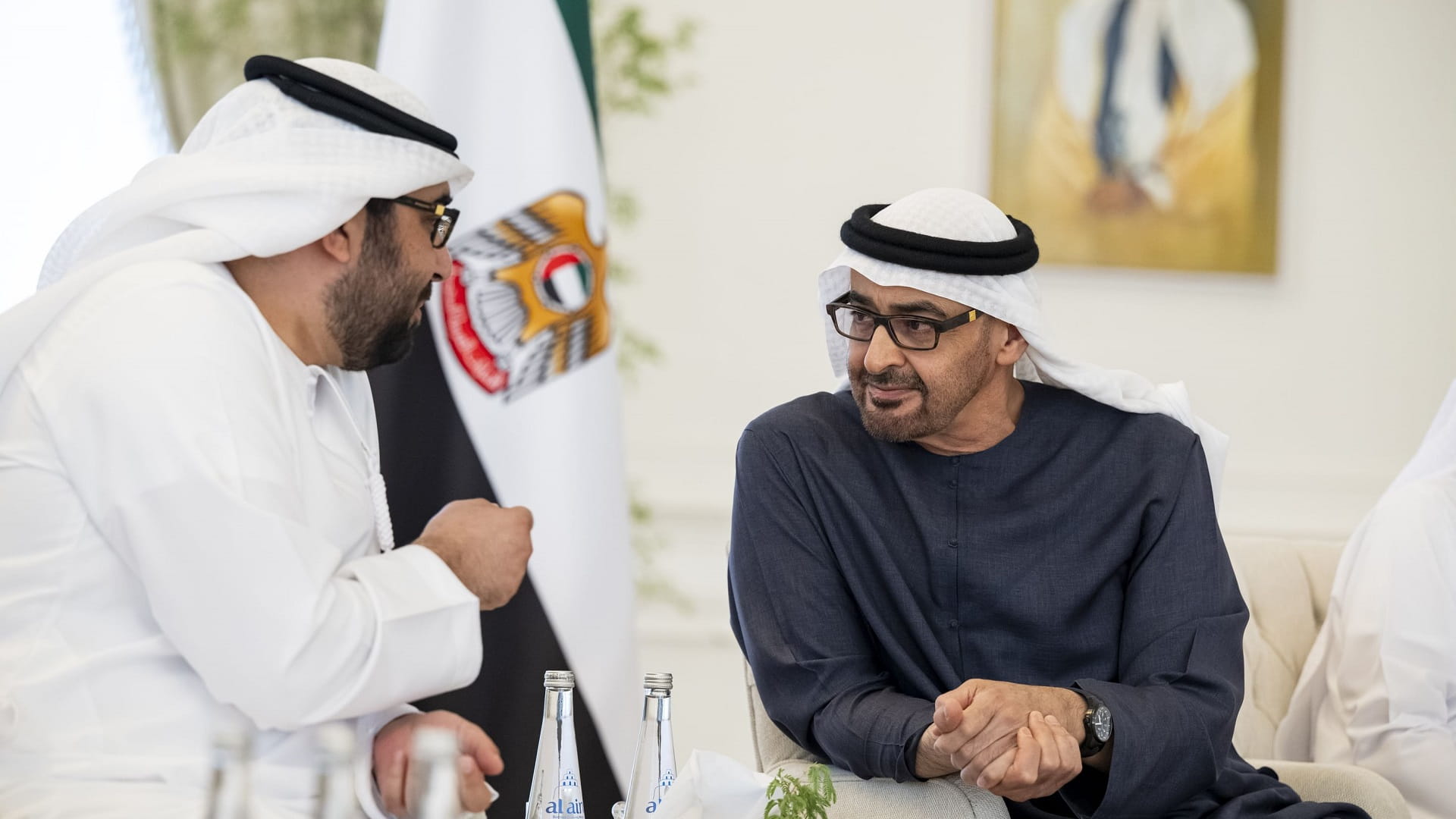 UAE President receives Crown Prince of Umm Al Qaiwain