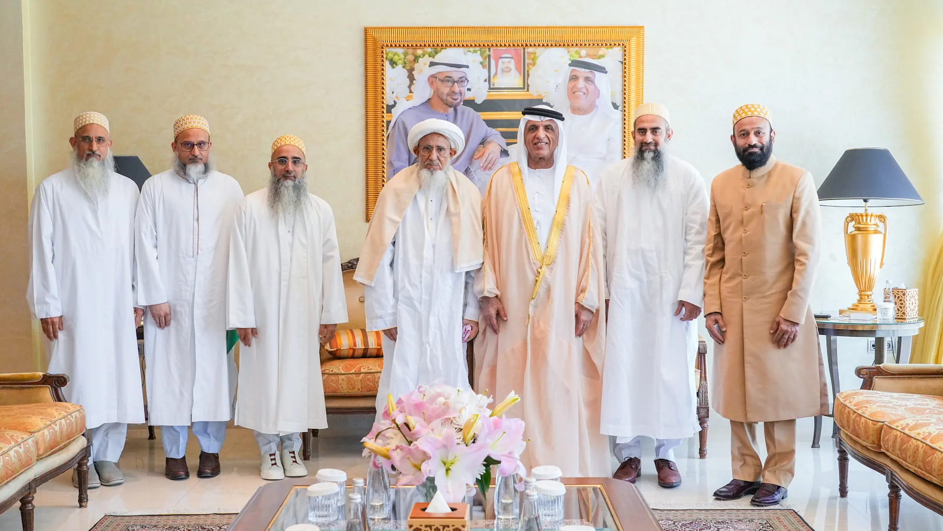 RAK Ruler receives Sultan of Dawoodi Bohra community