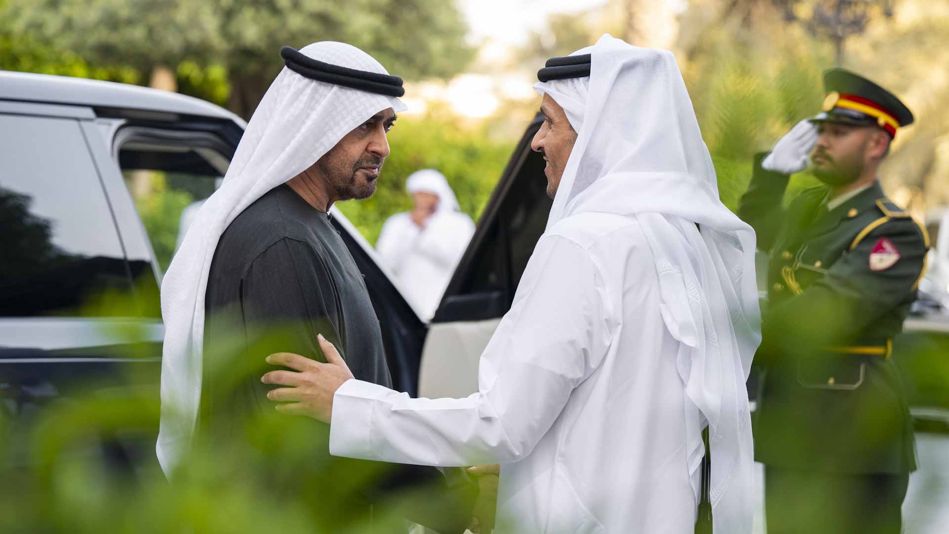 UAE President receives Qatari Prime Minister