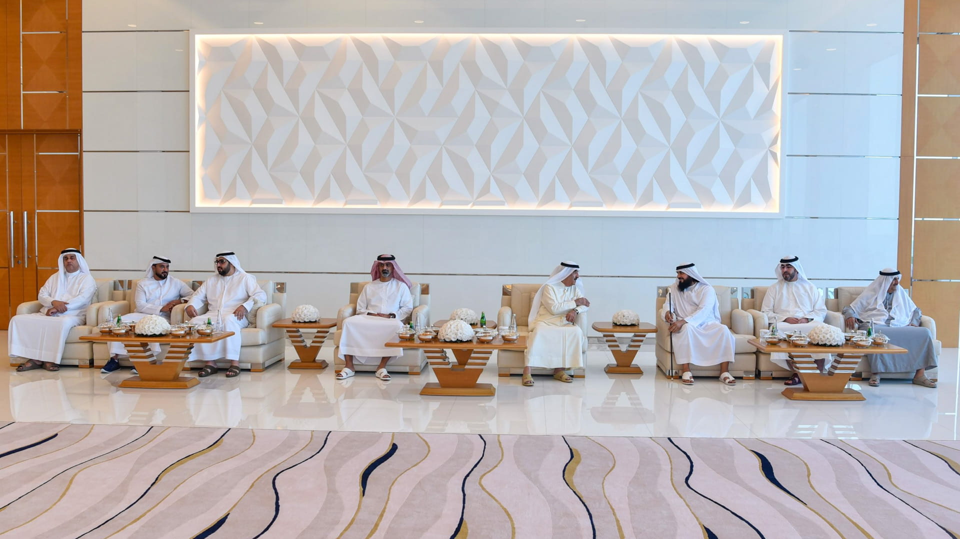 سعود المعلا يقيم حفل استقبال بمناسبة عقد قران ولي عهد أم القيوين