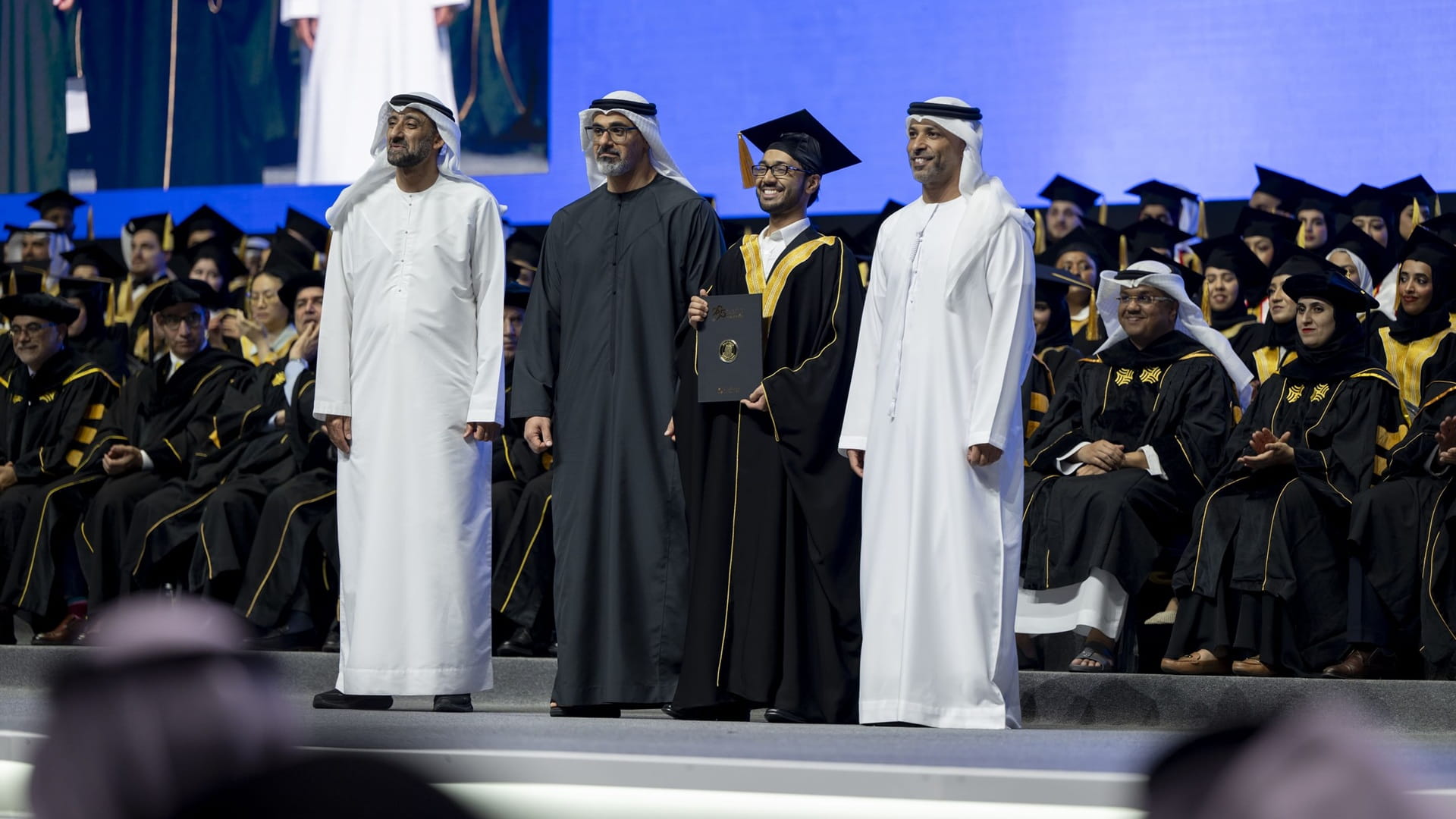 Khaled bin Mohamed attends Khalifa University graduation ceremony
