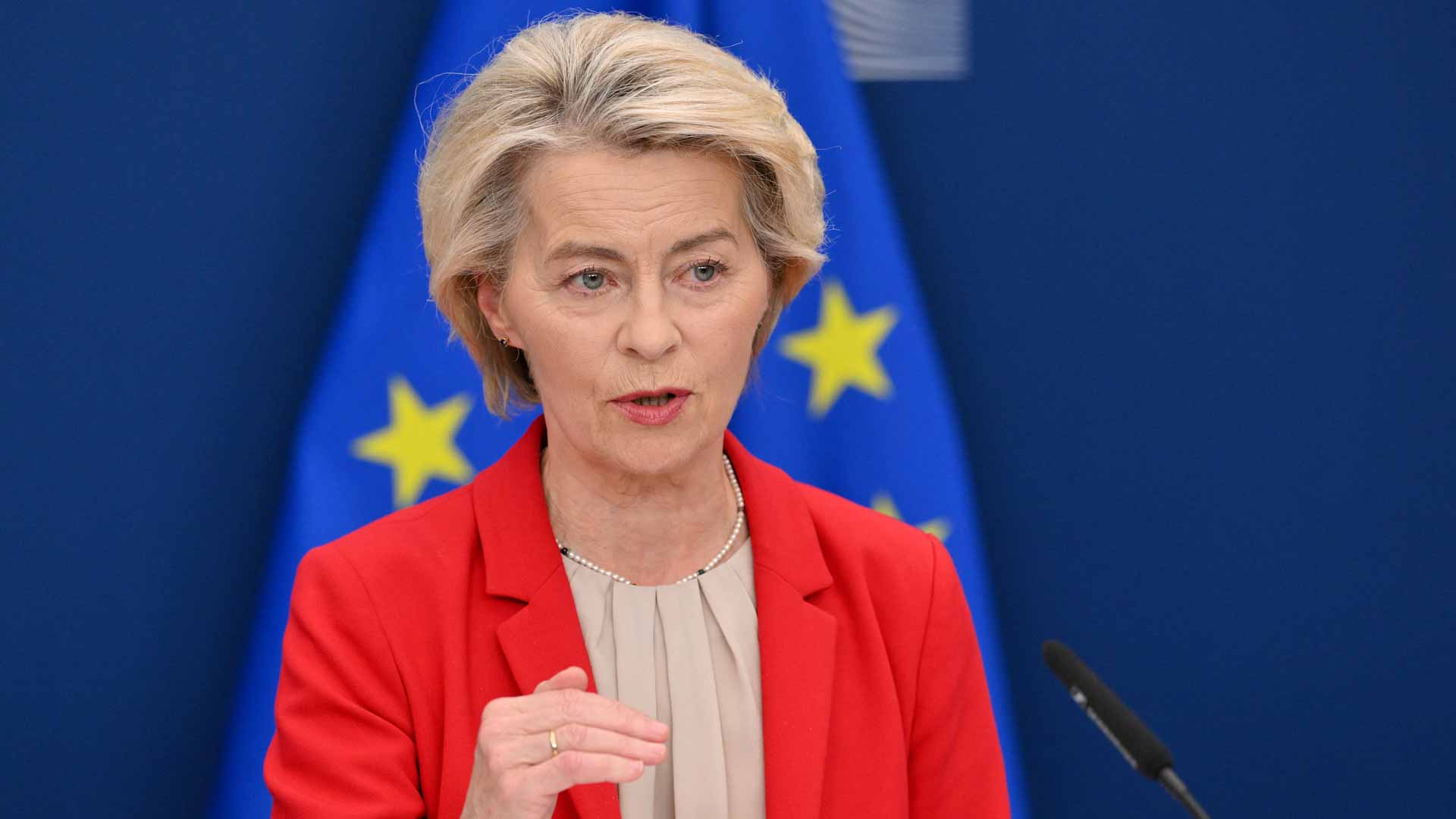 European Commission president Ursula von der Leyen