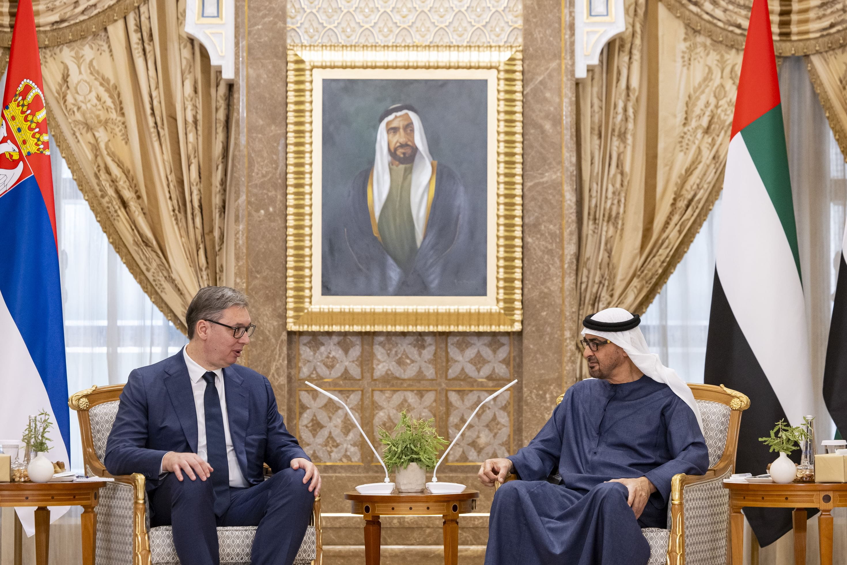 UAE, Serbian Presidents discuss strengthening bilateral ties