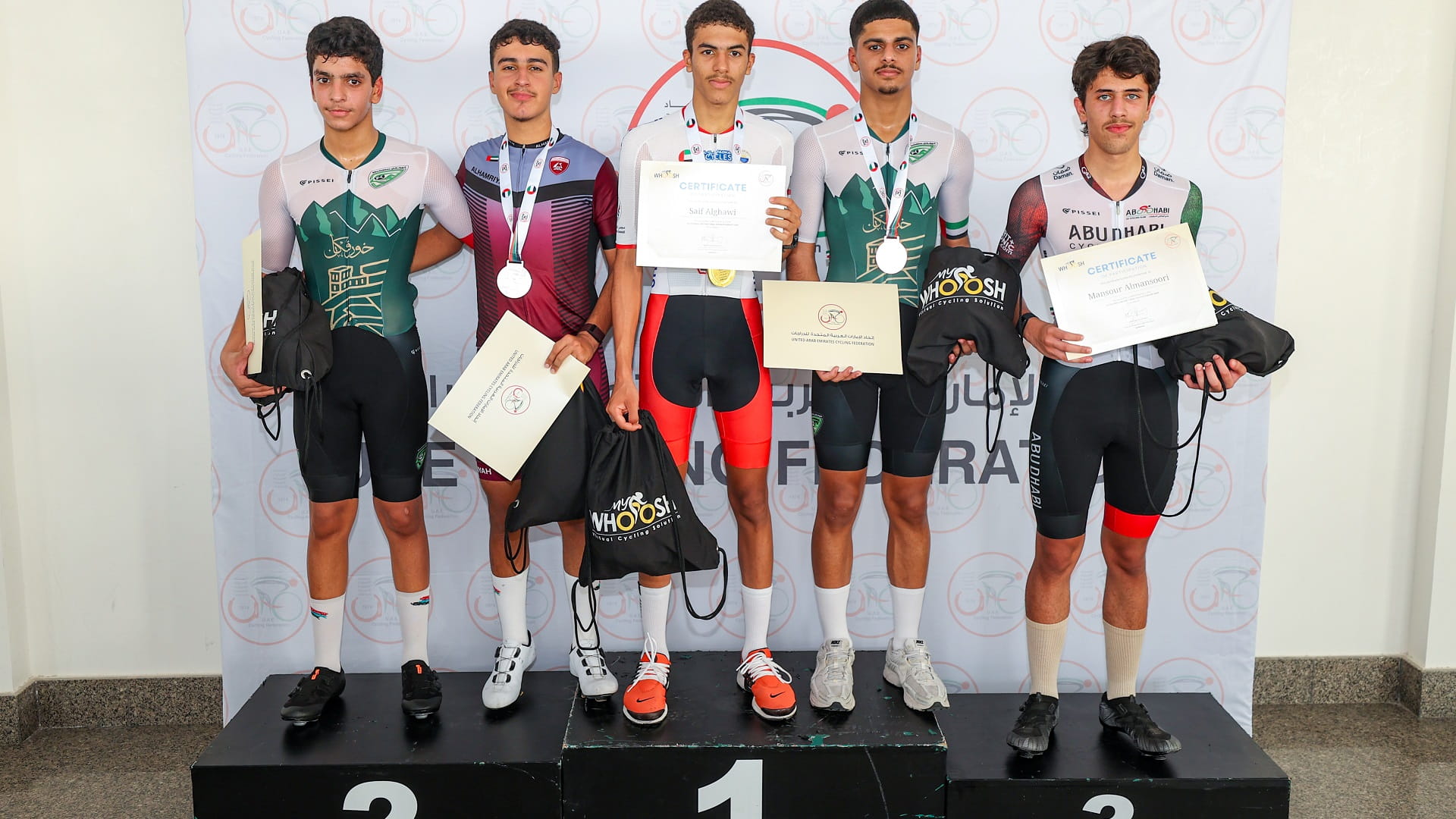 Sharjah Club wins the UAE E-Cycling Championship