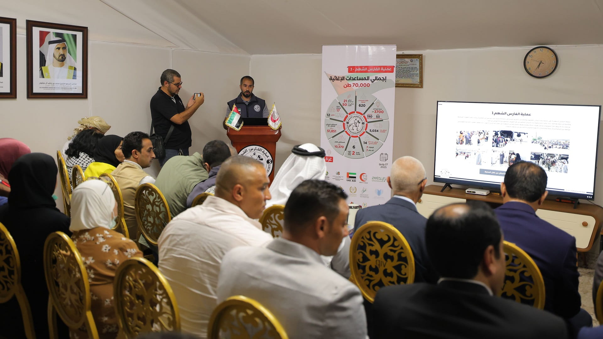 البرلمان العربي يطلع على خدمات المستشفى الإماراتي العائم بالعريش