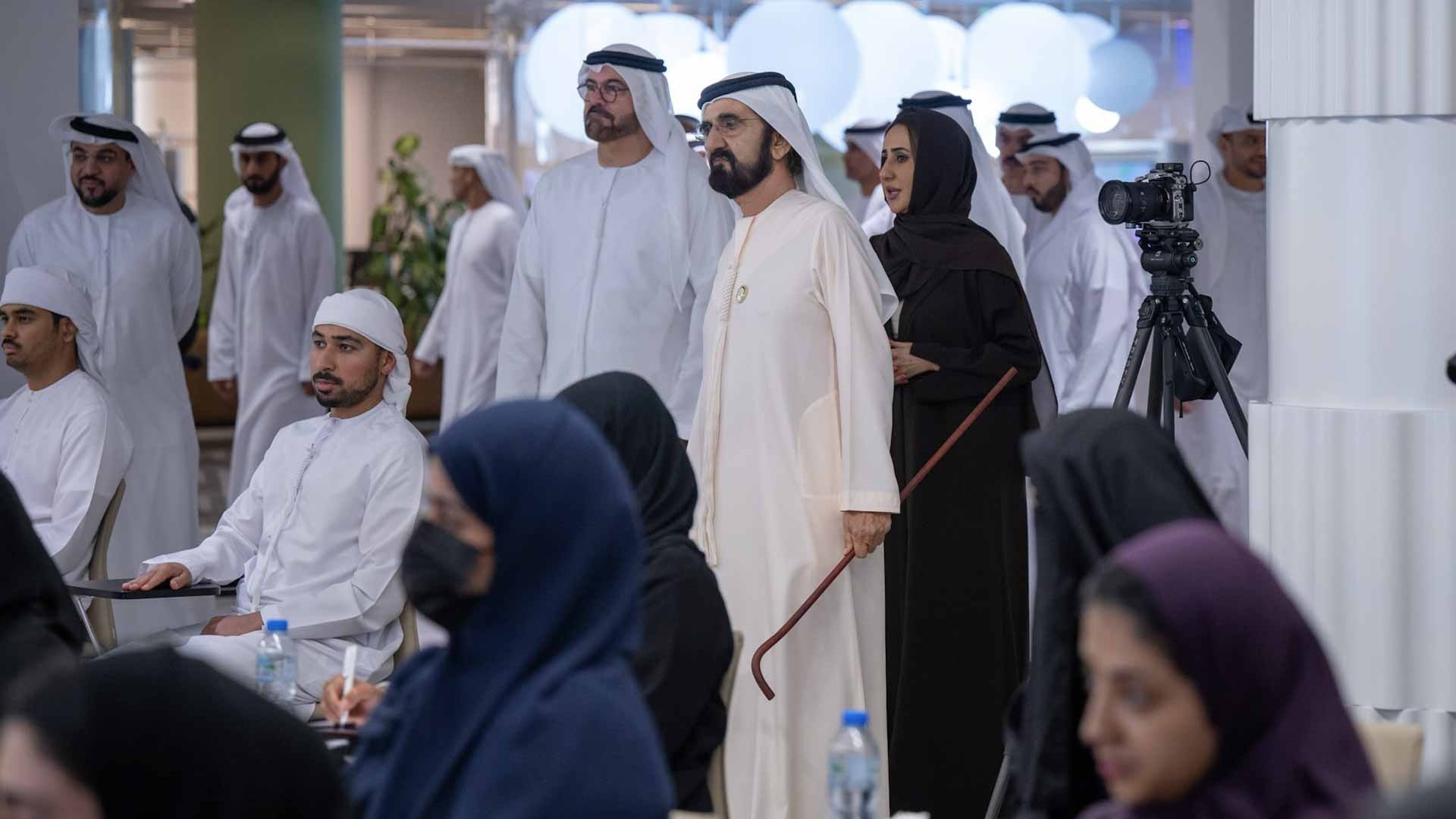 Mohammed bin Rashid visits New Economy Academy