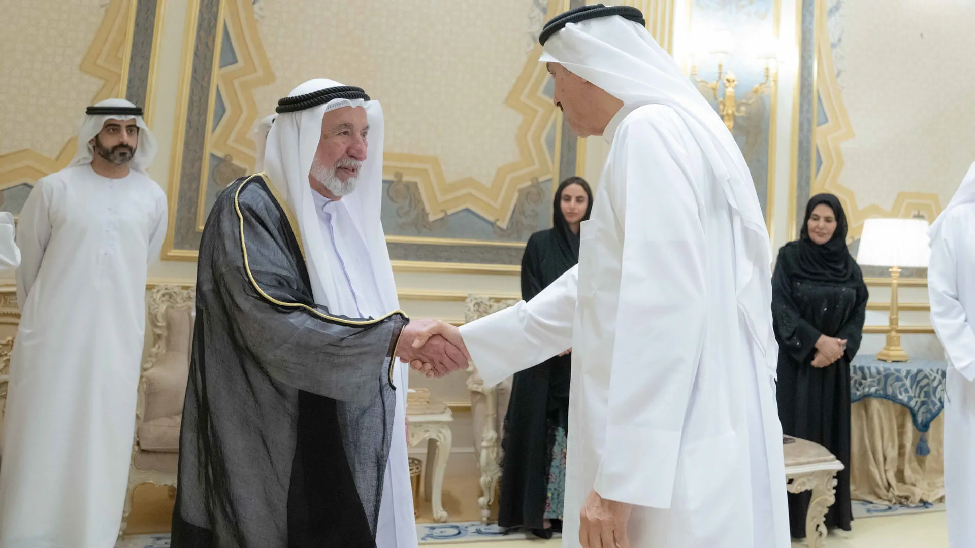 Sharjah Ruler received Saqr Gubash