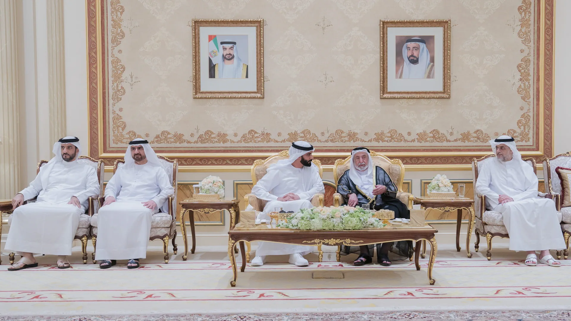 Sharjah Ruler receives Ramadan well-wishers at Al Badee Palace 