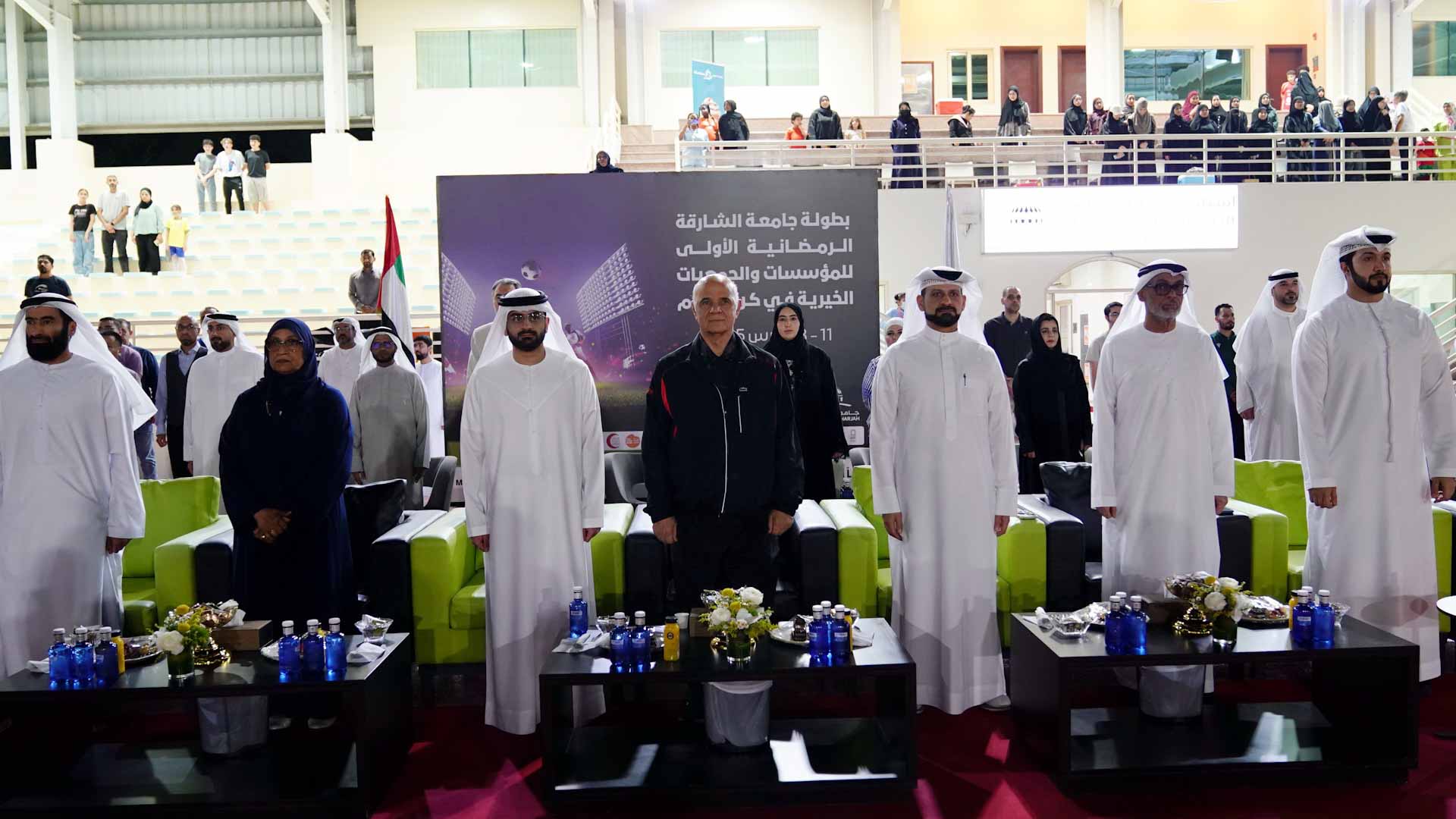 صورة بعنوان: افتتاح بطولة جامعة الشارقة الرمضانية الأولى للجمعيات الخيرية 