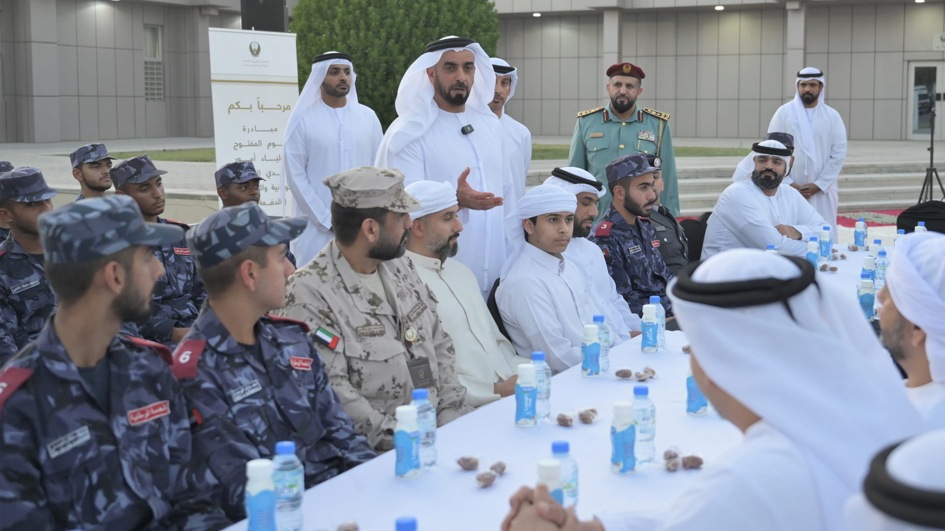 Saif bin Zayed attends National Service recruits' Open Day 