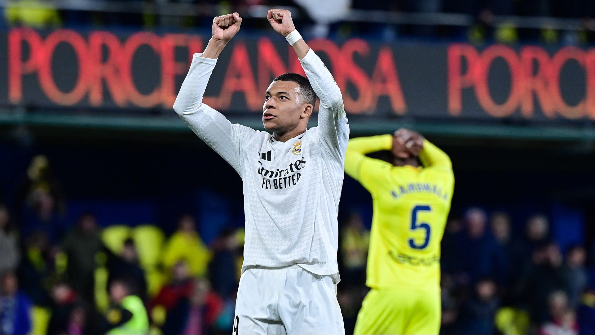 Mbappe double secures Real Madrid 2-1 win at Villarreal 