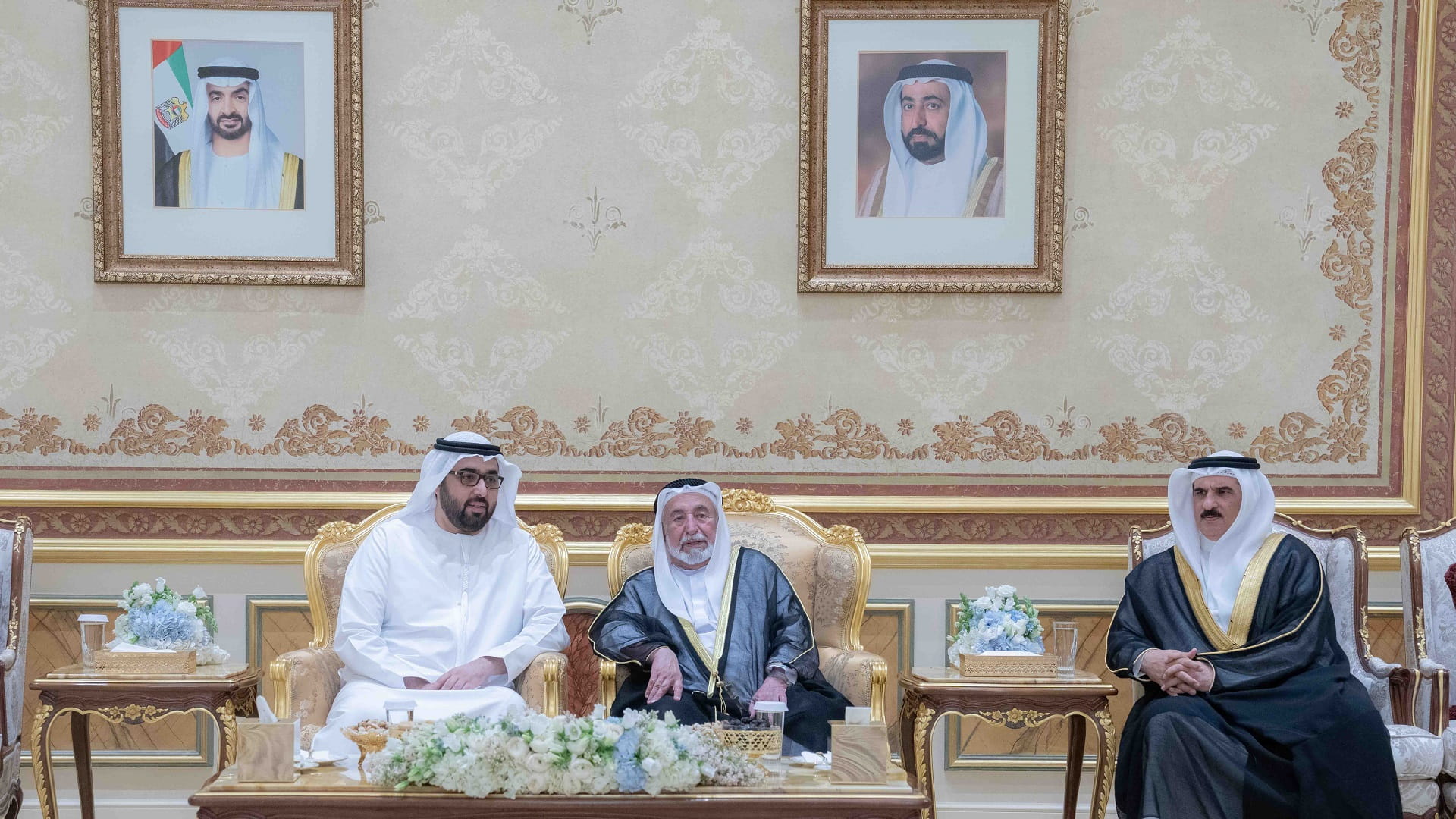 Sharjah Ruler receives Ramadan congratulations from UAQ CP 