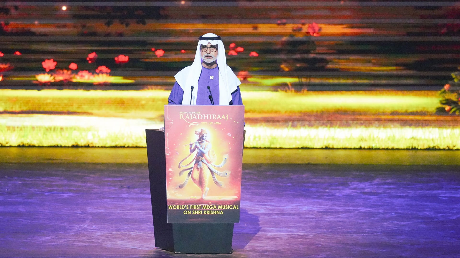 Nahyan bin Mubarak applauds 'Rajadhiraaj' Musical Finale in Dubai 