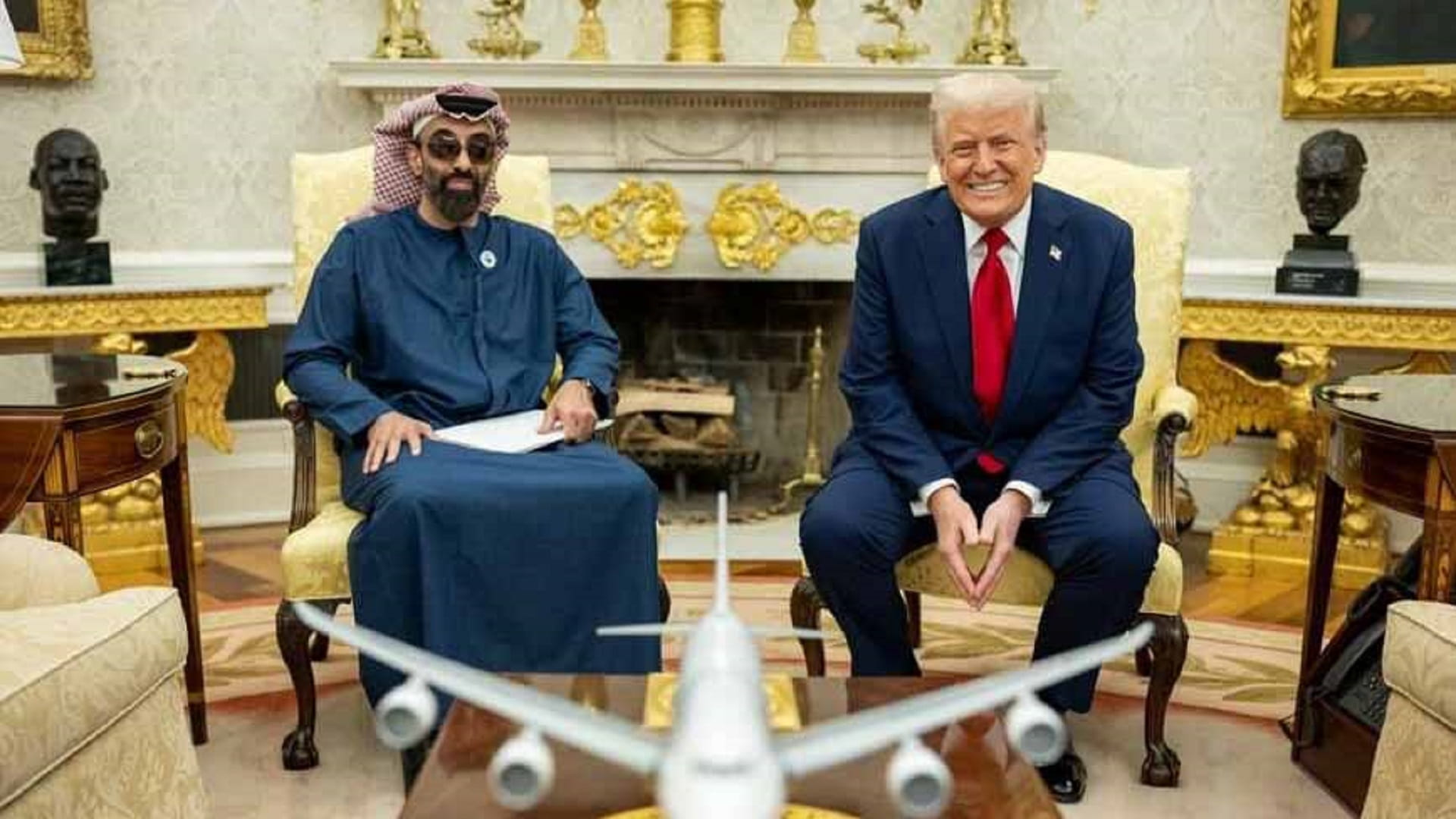 Tahnoon bin Zayed meets Donald Trump 