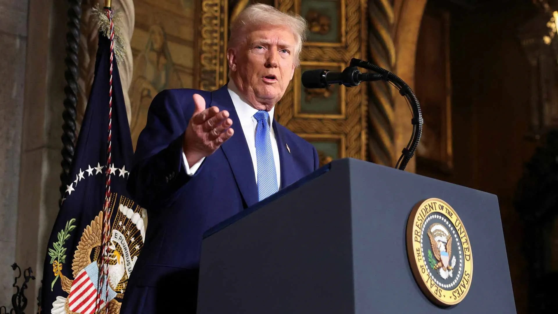 Trump pulls security clearances for Kamala Harris, Hillary Clinton