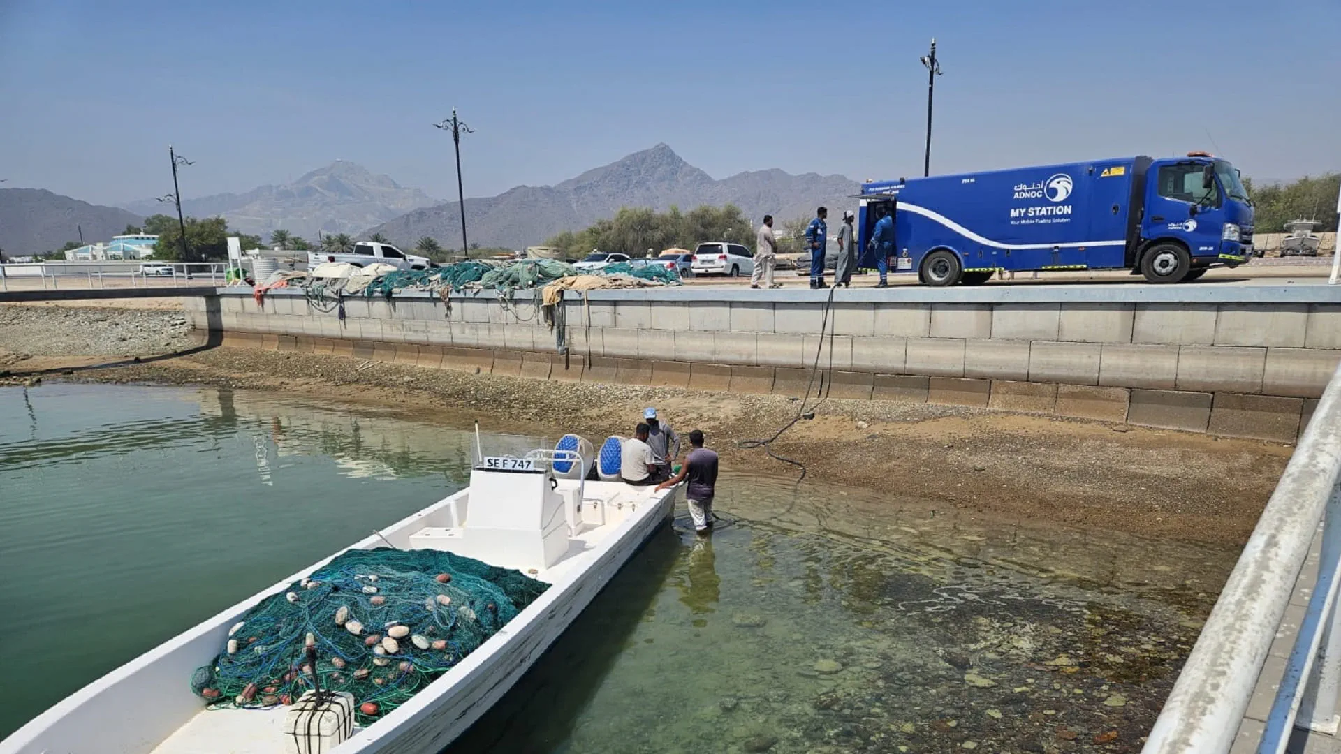 Sharjah opens mobile fuel station at Al Luluyah Port 
