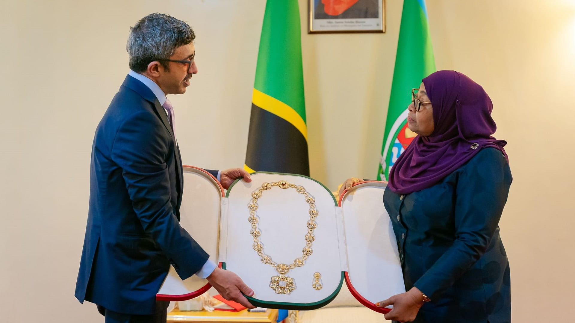 UAE Pres. awards Tanzania Pres. ‘Mother of the Nation’ 