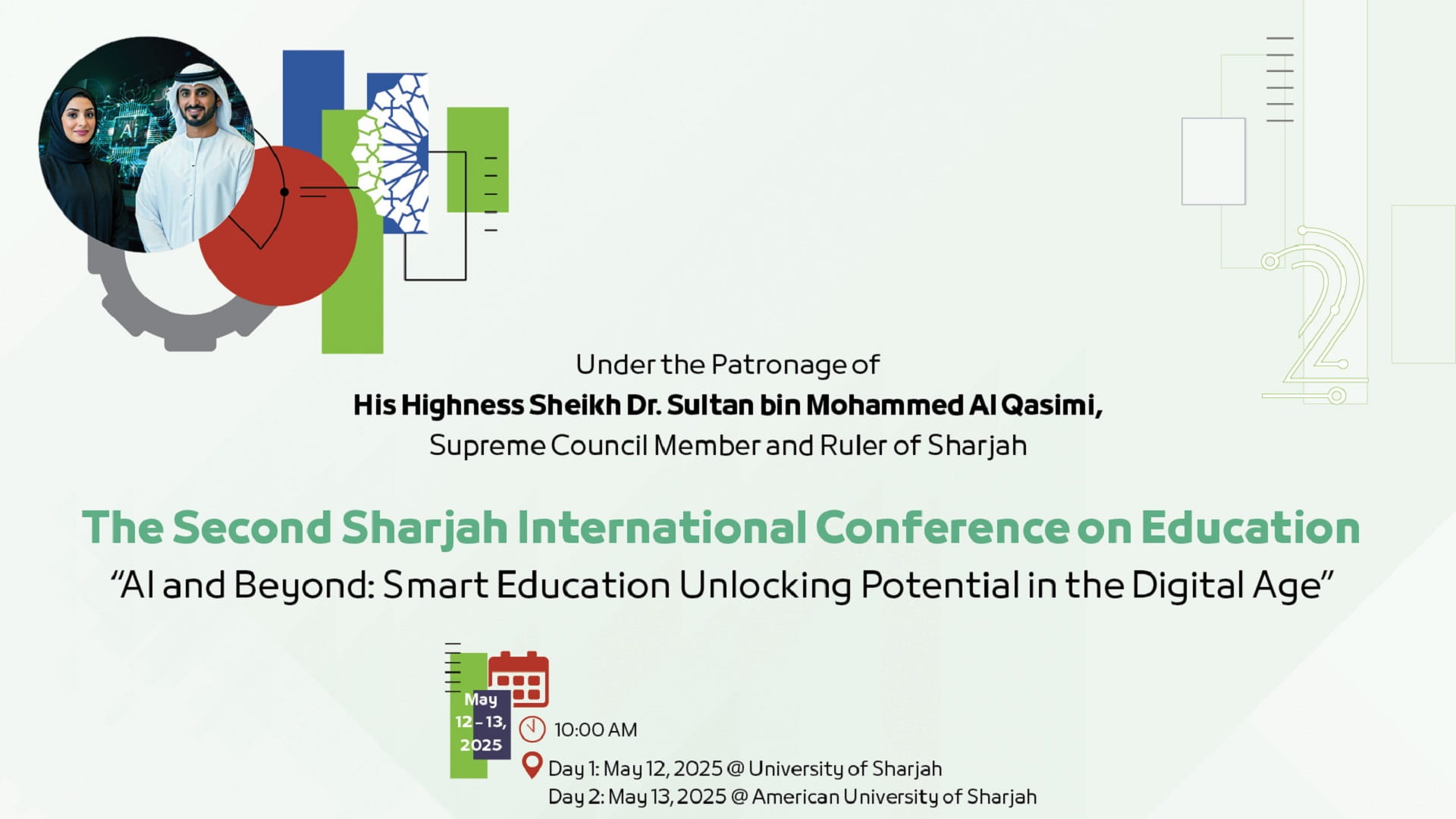 2nd Sharjah International Conf. on Education Kicks Off Monday 