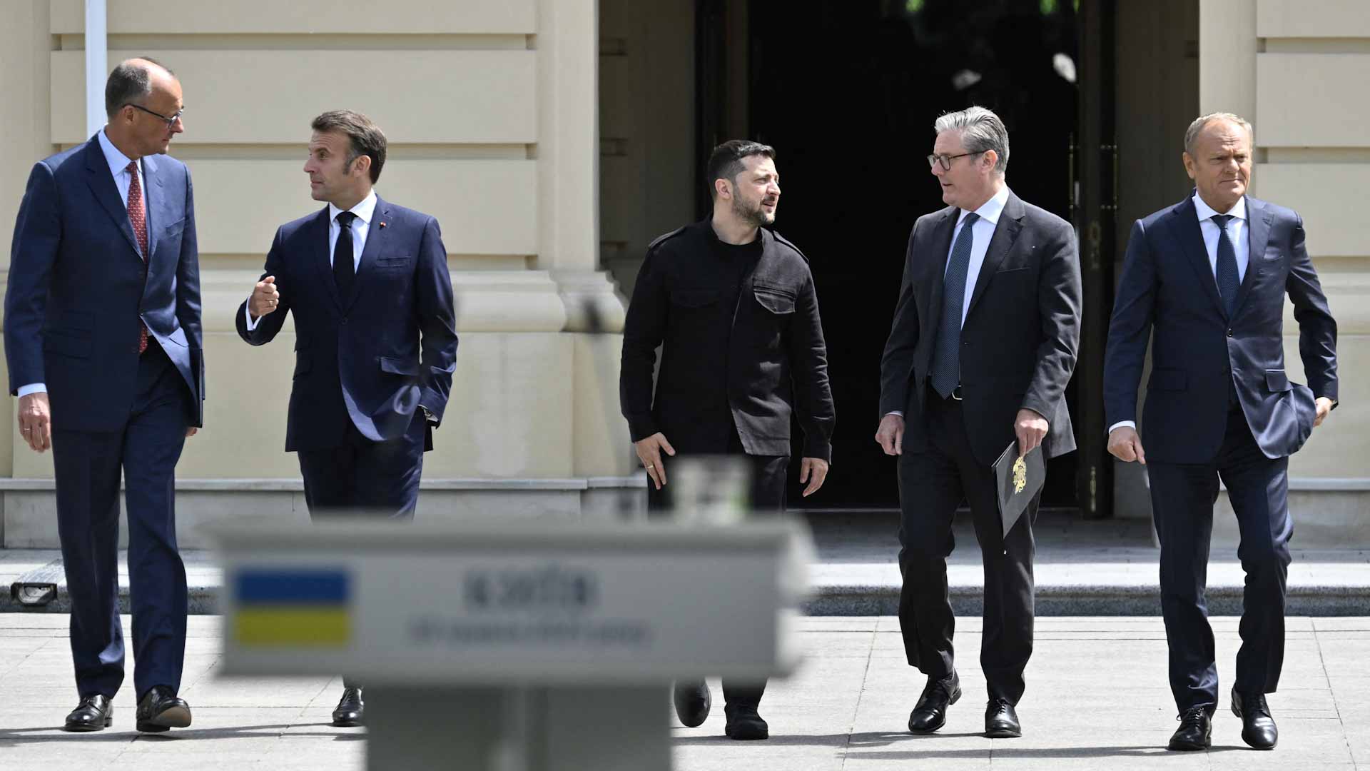 قادة أوروبيون يصلون إلى كييف تأكيداً لدعم أوكرانيا في مواجهة روسيا 