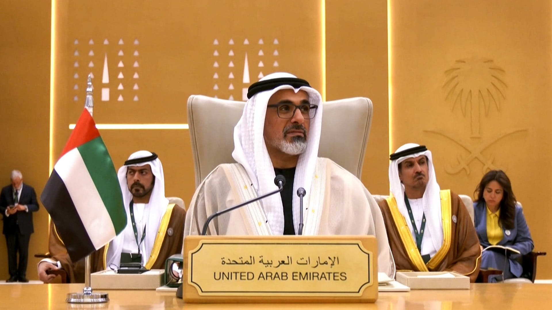Khaled bin Mohamed leads UAE delegation at Gulf-US Summit