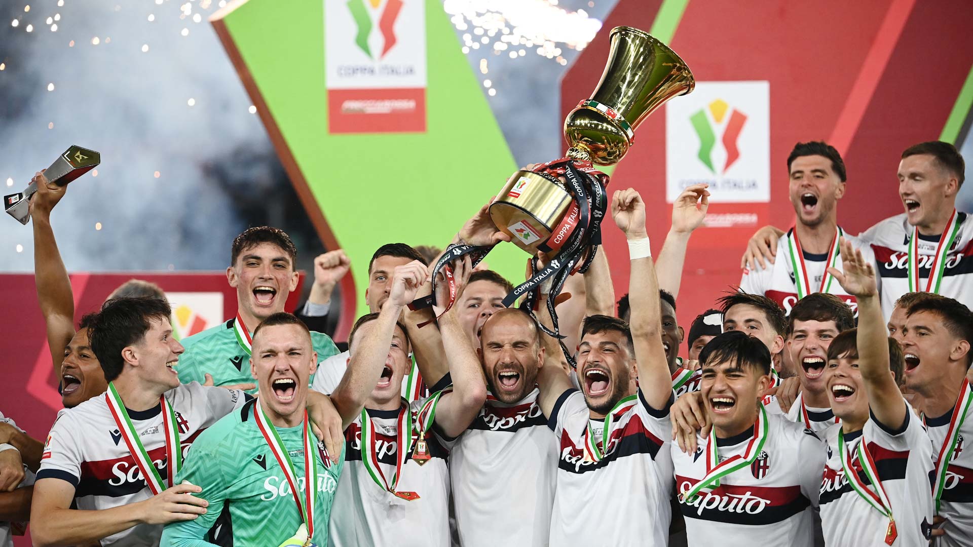بولونيا يتوج بلقب كأس إيطاليا للمرة الـ3 في تاريخه  