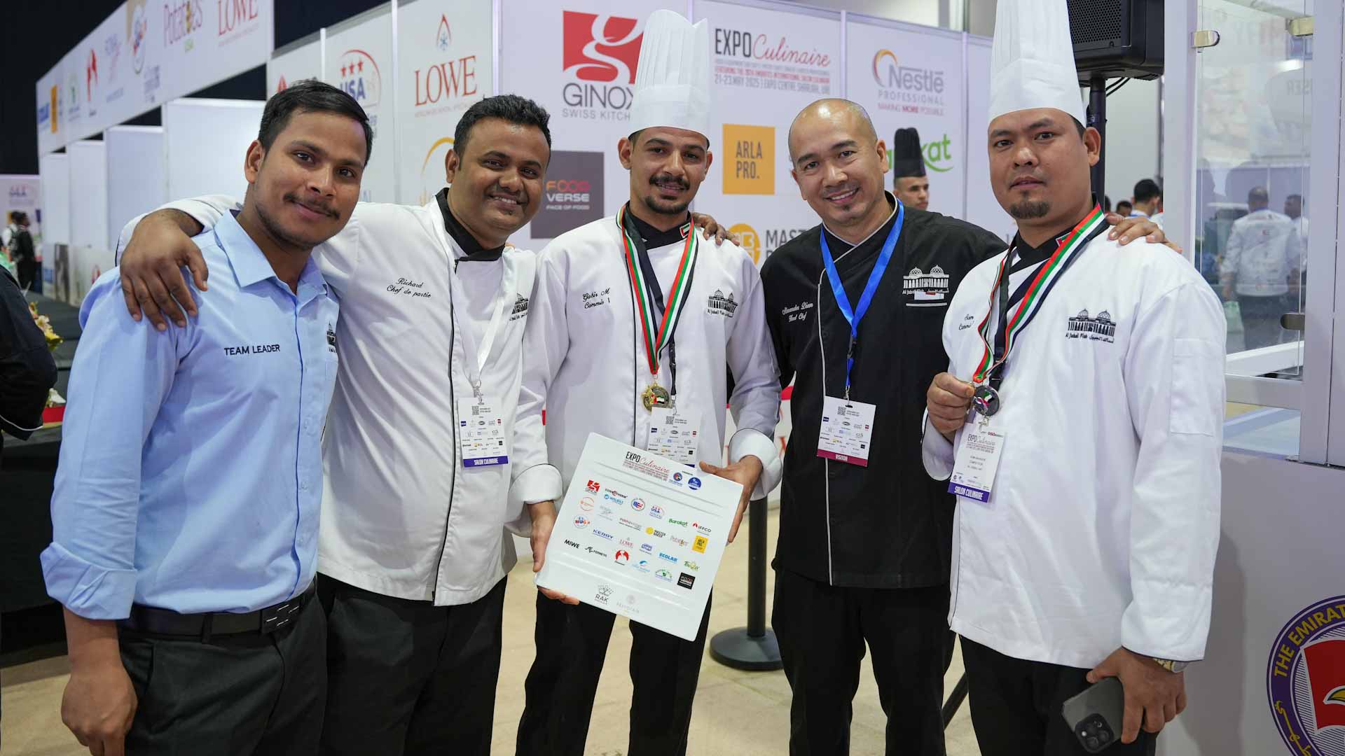 SAM’s hospitality sector wins gold at “ExpoCulinaire”