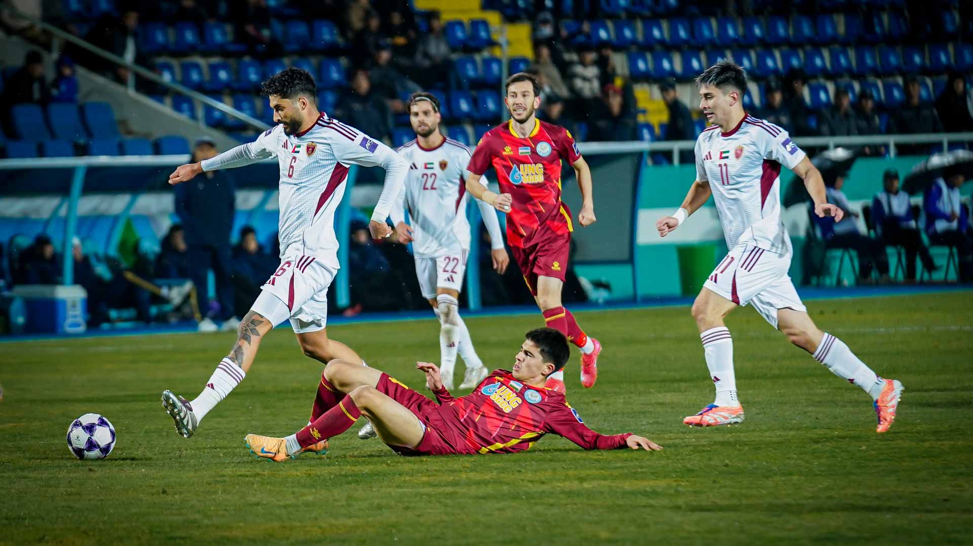 الوحدة يواصل التألق في دوري أبطال آسيا للنخبة بالفوز على ناساف