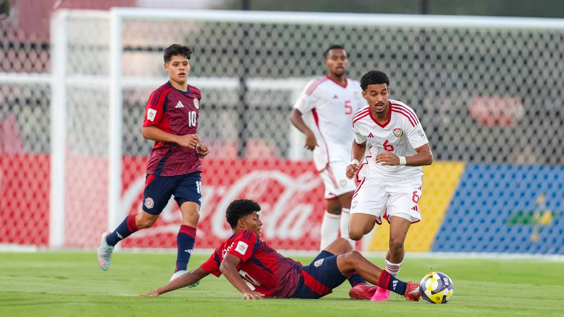 منتخبنا الوطني يتعادل مع كوستاريكا في مونديال الناشئين لكرة القدم 